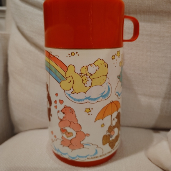 Thermos Aladdin à Carreaux Rouge Et Noir Années 70 - Capacité 0,97 L, Occasion Fonctionnelle